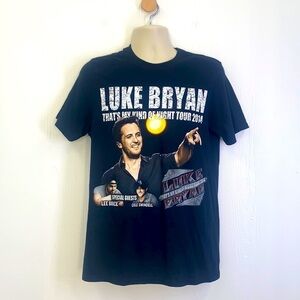 Luke Bryan - Vintage That’s My Kind Of Night Tour 2014 Concert T Shirt Size M